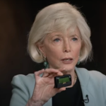 60 Minutes host Lesley Stahl holds up a pager during the program titled 'The Pager Plot', which aired on December 22, 2024. (Screenshot, 60 minutes Youtube channel)